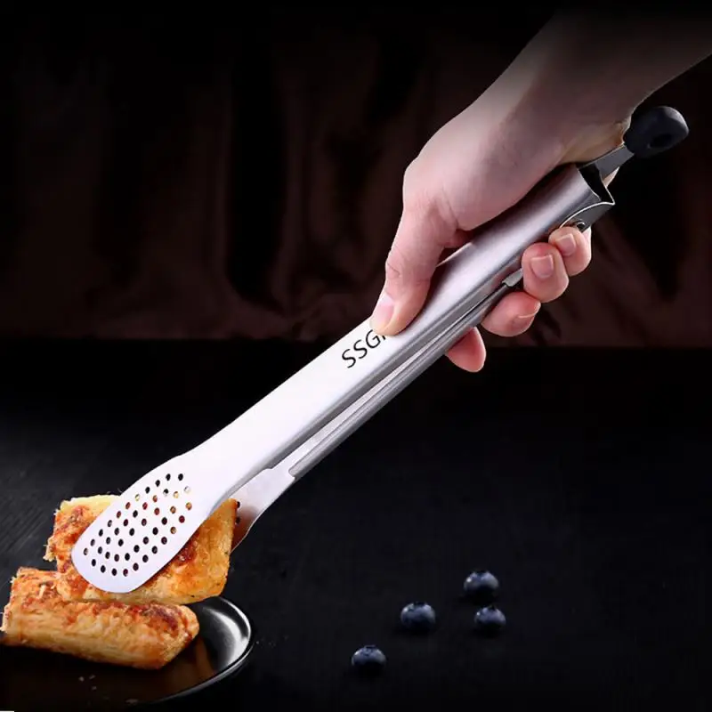 

Пищевые щипцы, кондитерские изделия, кухонный инструмент для сэндвичей, безопасный для использования в пищевой промышленности, щипцы из нержавеющей стали 304 для приготовления салата, барбекю, тостов, хлеба