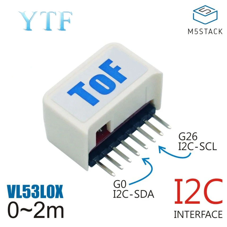 M5Stack Stick C совместимый лазерный датчик расстояния ToF VL53L0X VCSEL передатчик|Аксессуары