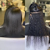 deep wave i tip hair extensions microlinks brazilian virgin hair bulk curly i tip hair extensions for black women ever beauty