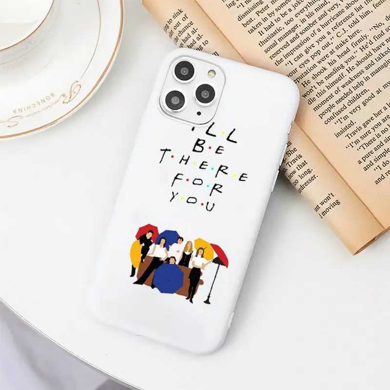 

Central Perk Friends shell Phone Case Candy Color for iPhone 6 7 8 11 12 s mini pro X XS XR MAX Plus