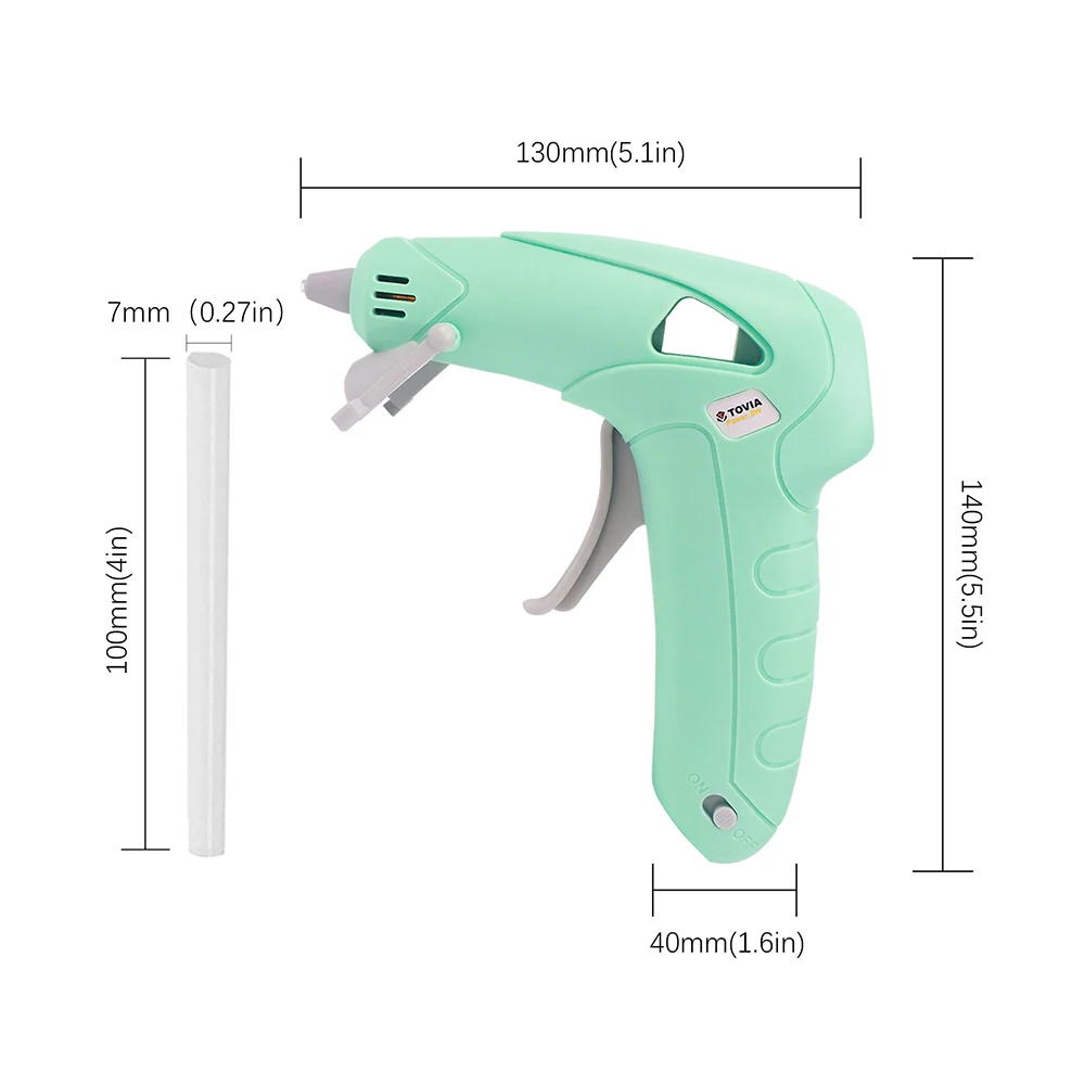 Беспроводной миниатюрный Электрический термоклеевой пистолет комплект