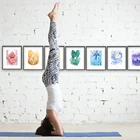 Чакра Исцеление искусства печать семь чарок плакат домашний декор Йога Медитация акварель осознанность подарок Картина на холсте