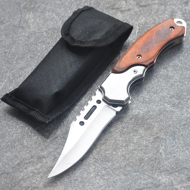 Фирменные ножи 7 9 дюйма 57HRC быстро открывающийся карманный тактический складной