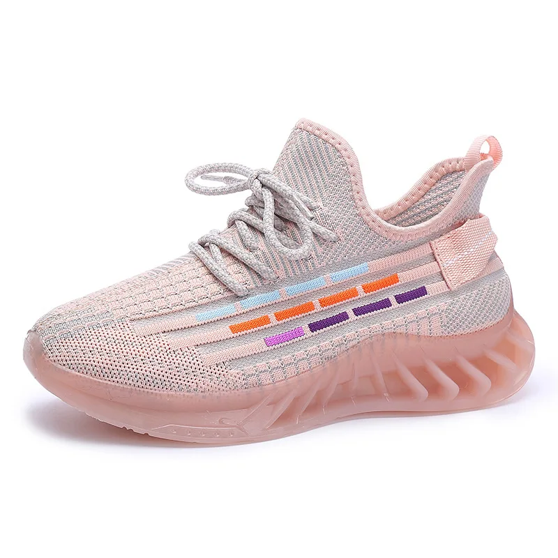 

2021 Spring Women Flats Sneakers Mesh Breathable Casual Shoes Lace Up Sock Trainers Summer Women Vulcanize Shoe Zapatillas Mujer