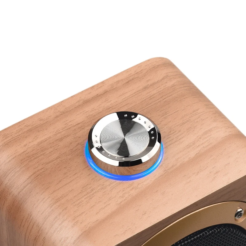 Топовые предложения Миниатюрная беспроводная деревянная колонка с Bluetooth Сабвуфер для телефона Tws Интернет Дома На открытом воздухе Портативная универсальная аудиосистема.
