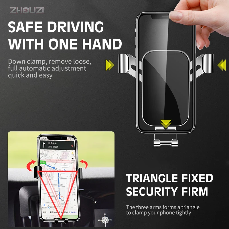 Car Mobile Phone Holder Special Mounts GPS Stand Navigation Bracket For Volkswagen VW Tiguan MK2 II 2017-2020 Accessories | Автомобили и