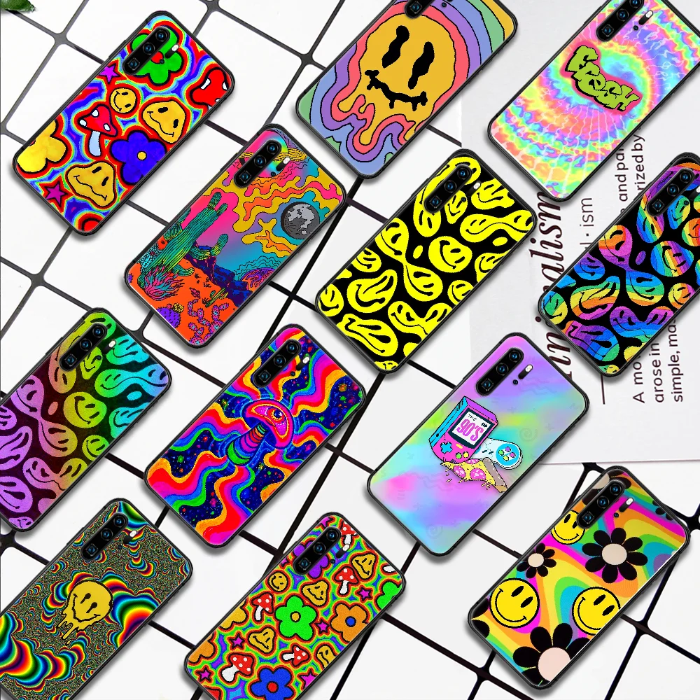 

Indie Kids Art Phone Case For Huawei P Mate Smart 10 20 30 40 Lite Z 2019 Pro black Shell Soft Bumper Painting Back Fashion