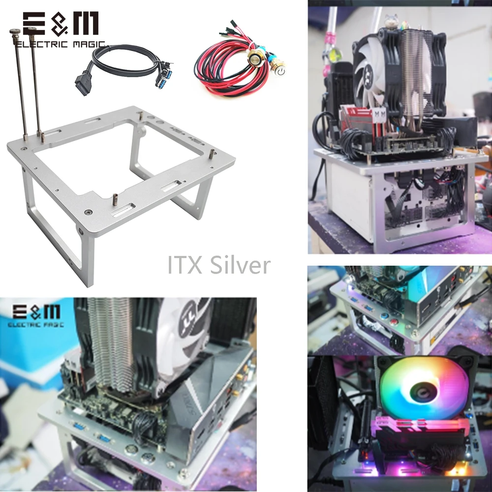 Тестовый стенд A4 Mini ITX для ПК USB 3 0 чехол с водяным охлаждением сделай сам без