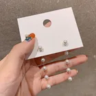 Модные Простые Длинные жемчужные серьги, новые корейские серьги-цепочки в стиле Джокера для девочек, бижутерия для вечеринок, популярные висячие серьги-подвески с кисточками для женщин