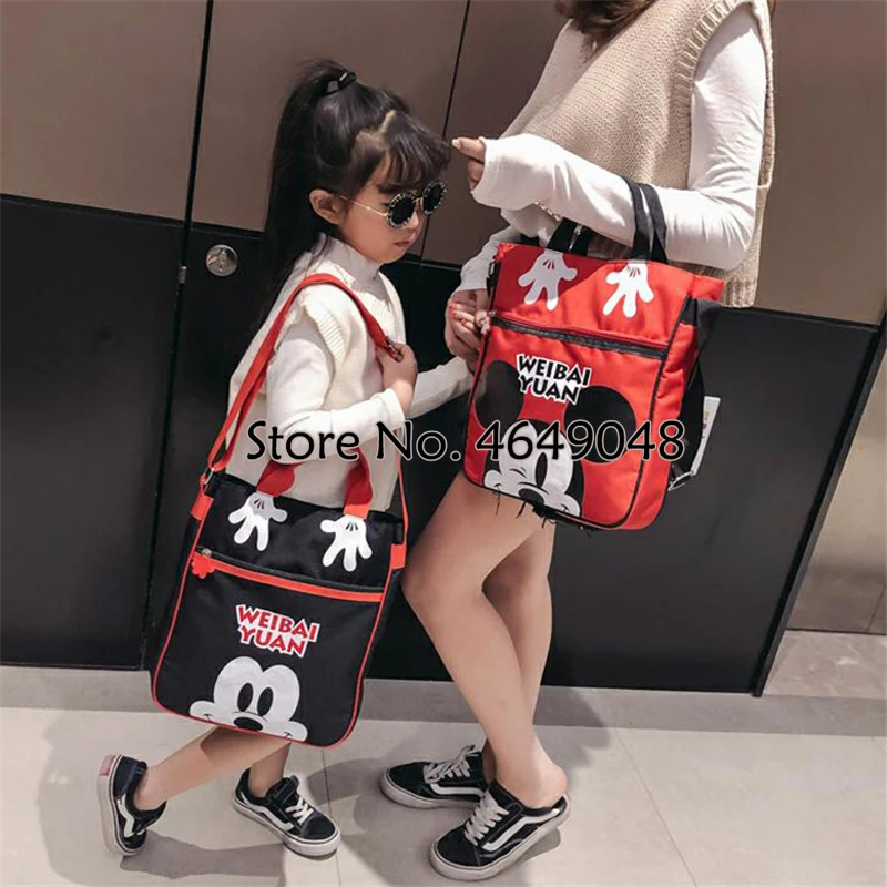 Детская сумка Disney школьные ранцы с мультяшным Микки Маусом для детского сада