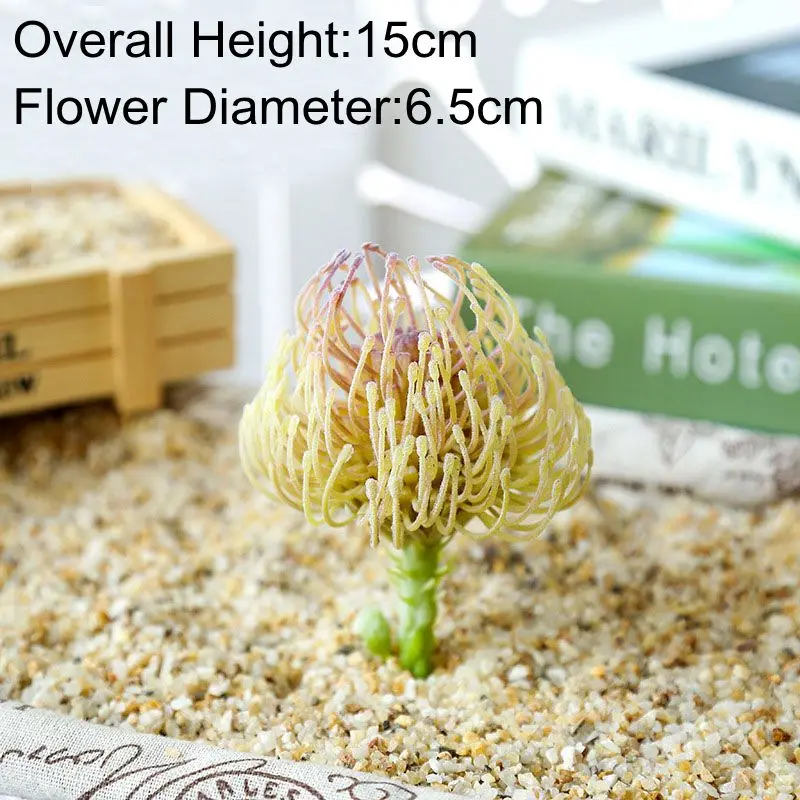 Белый искусственный бонсай из суккулентов Плант для украшения дома свадьбы