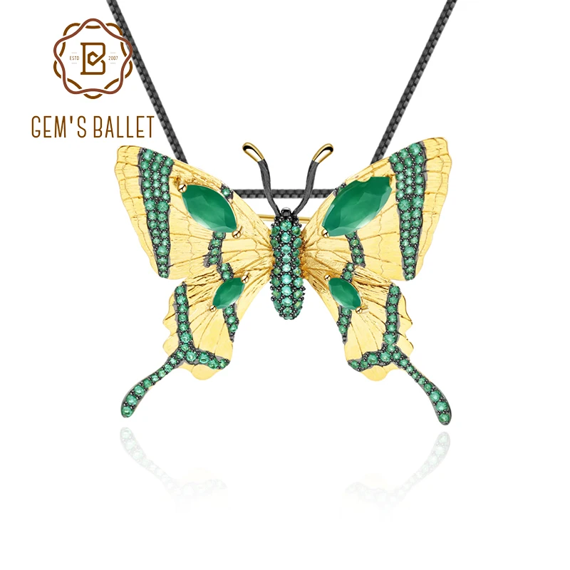 Женская Брошь бабочка из серебра 925 пробы|Украшения для волос броши и украшения