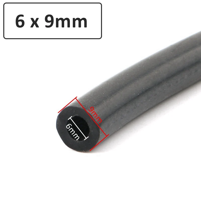 

1 м черная силиконовая трубка 3 ~ 38 мм резиновый шланг гибкая мягкая труба для аквариумного воздушного насоса