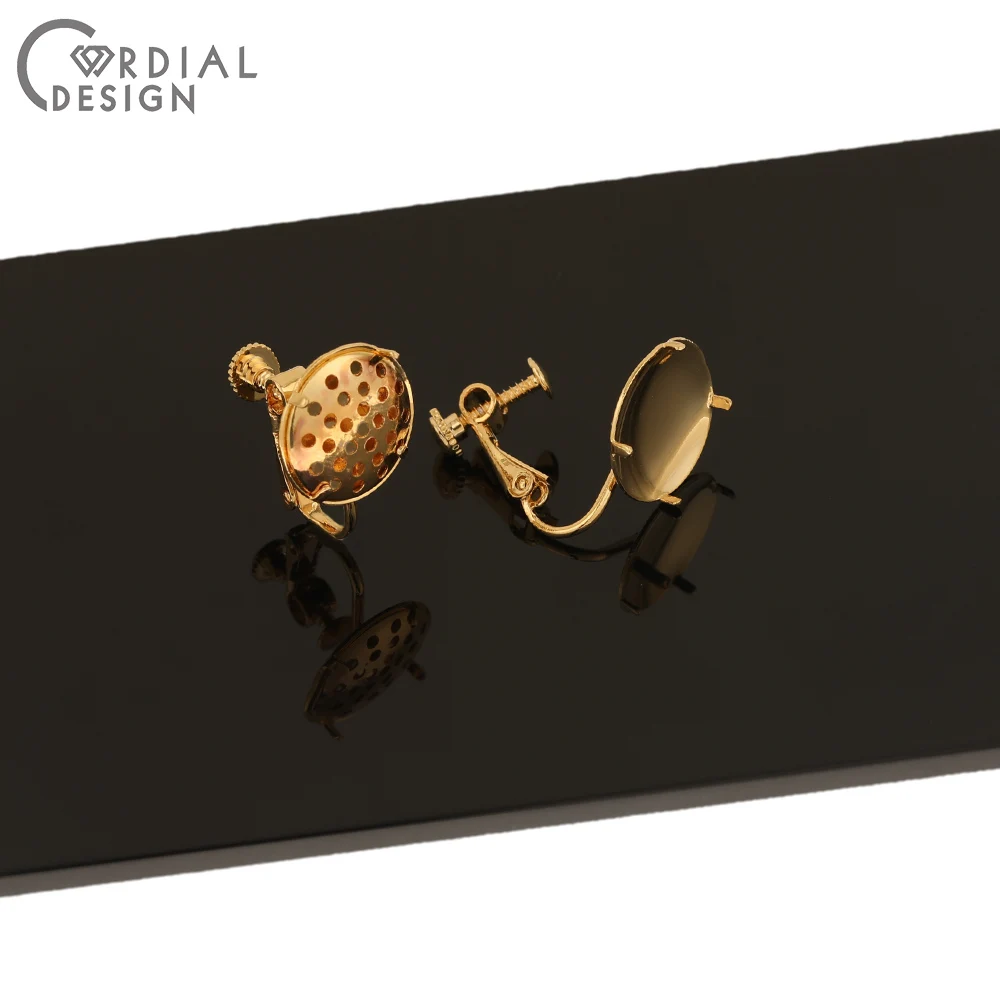 

Cordial Design 50Pcs 15*15MM Jewelry Accessories/Hand Made/Earring Making/Genuine Gold Plating/DIY/Jewelry Findings & Components