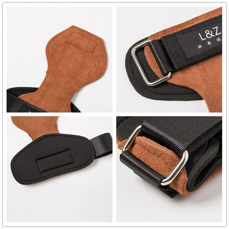 перчатки для спортзала кроссфит Перчатки тренировки в спортзале кожаные ладони