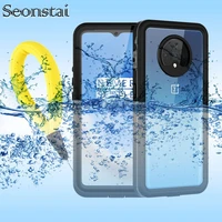 waterproof case for oneplus 7t t7 7 t ip68 dustproof shockrproof diving out sports 360 protect mobile phone cover 17t funda