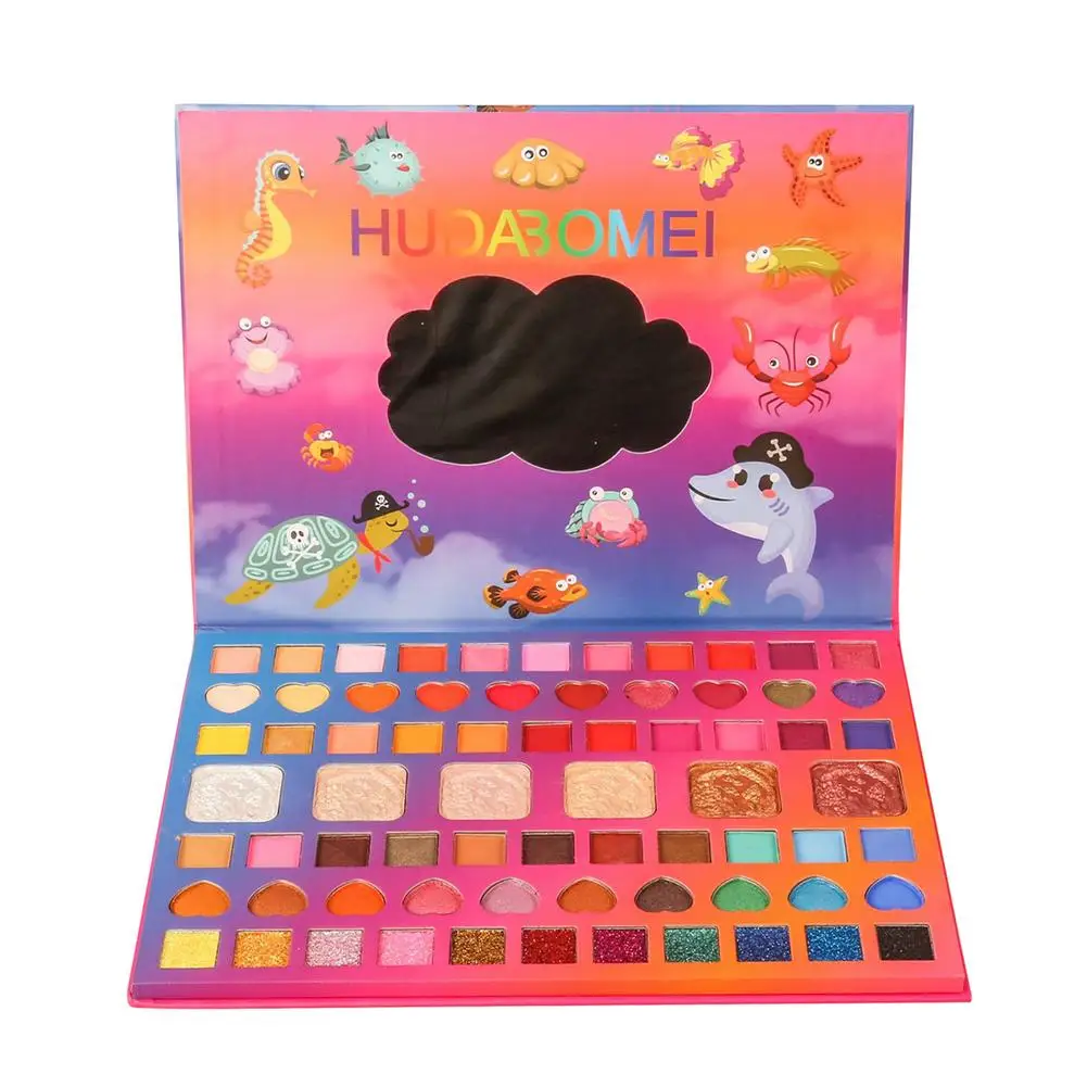 

70 цветов матовые блестящие тени для век Палитра водостойкие стойкие пигменты для глаз Матовые Неоновые пигменты для глаз макияж для женщин