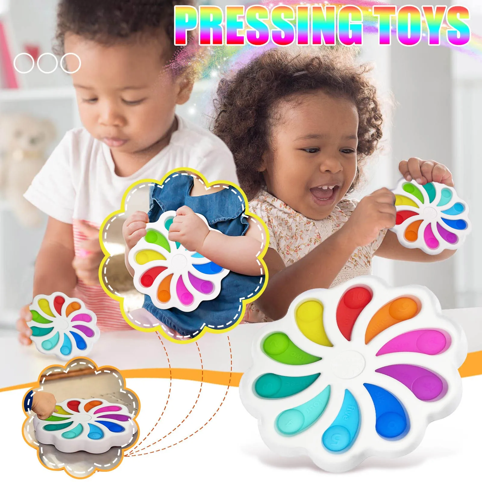 

Игрушка-антистресс для детей и взрослых, игрушка для развития интеллекта, особые Детские Игрушки для раннего развития аутизма
