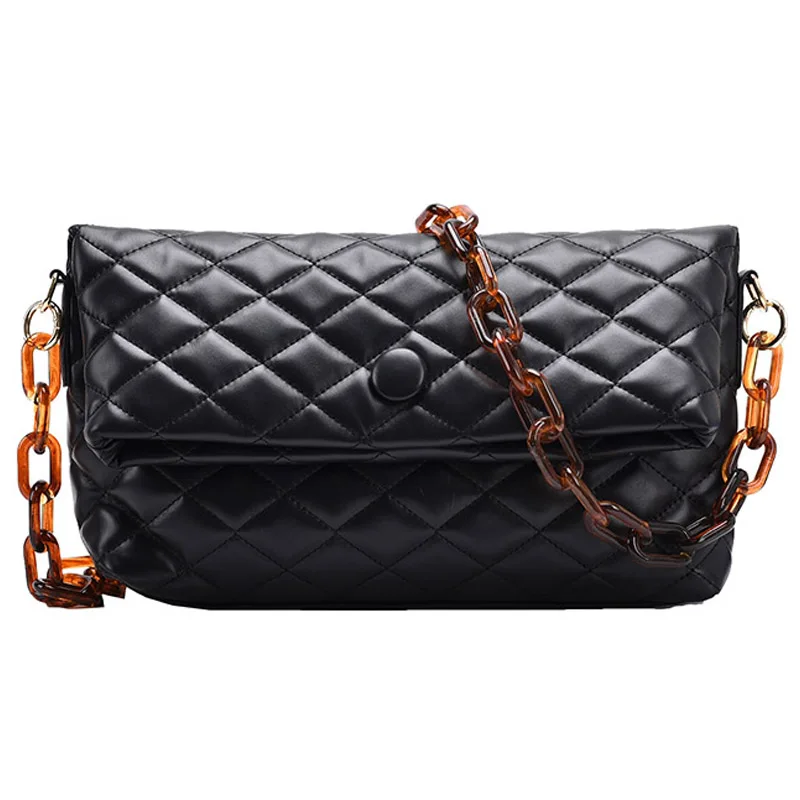 

Crossbody Lattice Square bag 2021 Fashion New Quality PU Leather Women's Designer Handbag High capacity Shoulder Messenger Bag