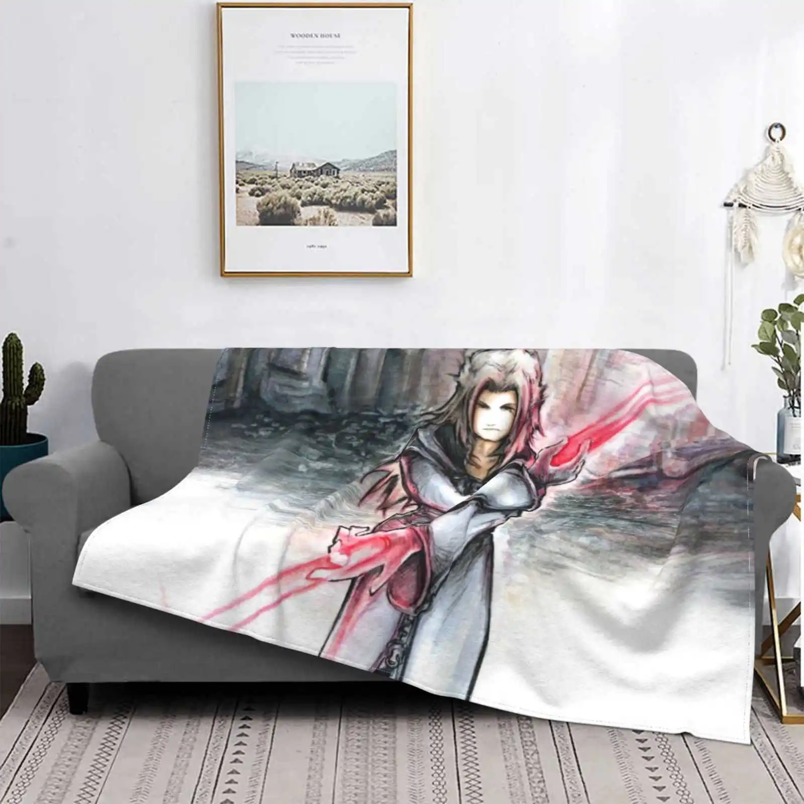

Одеяло в форме крыла с сердцем Xemnas: Модное мягкое одеяло с кондиционированием воздуха Xemnas Kingdom Hearts Kh2, организация 13-го