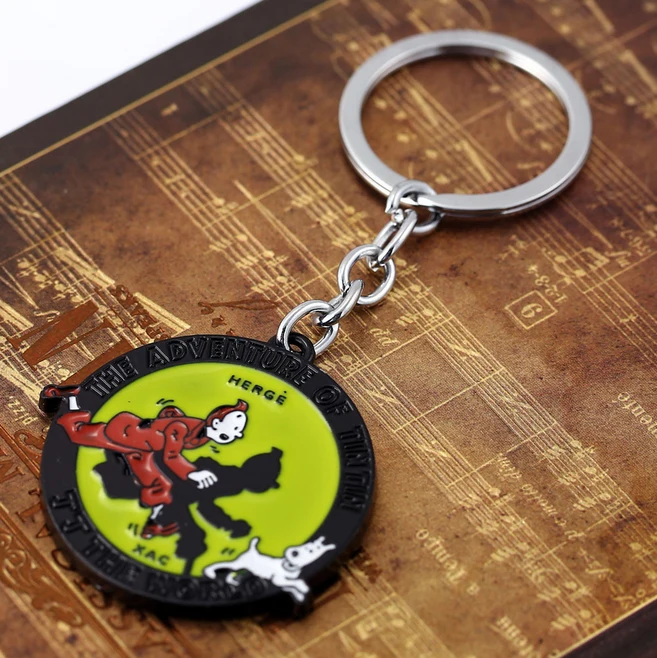 Популярный кулон Herge комикс Аниме Приключения Тинтин Милоу снежные фигурки