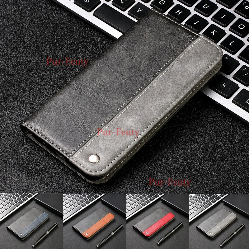 Кожаный чехол-книжка с отделениями для карт Винтажный чехол телефона Samsung Galaxy A51