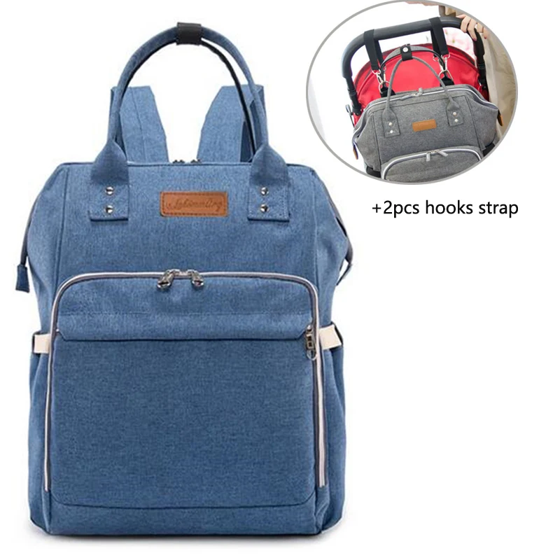 

Fashion Mummy Maternity Nappy Bag Stroller Hooks Large Capacity Baby Diaper Bag Travel Backpack Designer Nursing Bag Baby Care