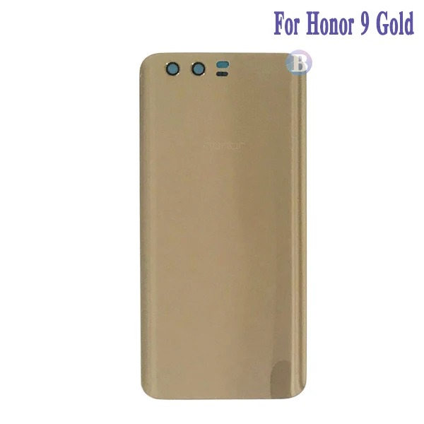 Для huawei honor 9 Lite/honor 9 STF-L09 L29 AL10 TL10 Корпус Крышка батарейного отсека задняя крышка Шасси рамка с клеем - Цвет: For Honor 9 Gold