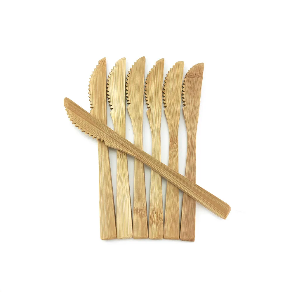 Набор бамбуковой посуды комплект японских столовых приборов с тканевым мешком