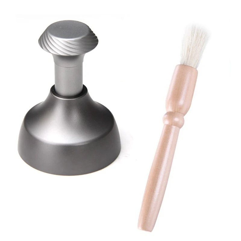 

Adjustable Needle Coffee Tamper Set, Stainless Steel Coffee Distributor with Brush, Fit for 58mm Espresso Machine