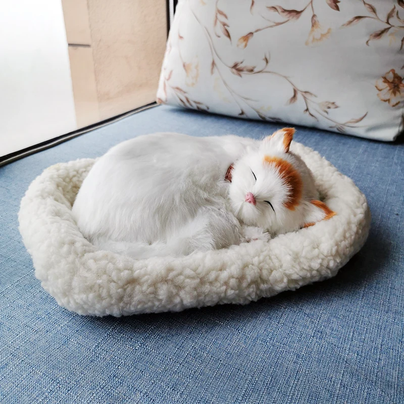 Кошка собака плюшевая игрушка дыхание интерактивный котенок щенок куклы для дня