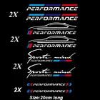 Наклейка на автомобильные окна, 2 шт., M Power Performance, KKVinyl для Bmw E36 E39 E46 E60 E61 E64 E70 E71 E85 E87 E90 E83 F10 F20 F21 F30 E80