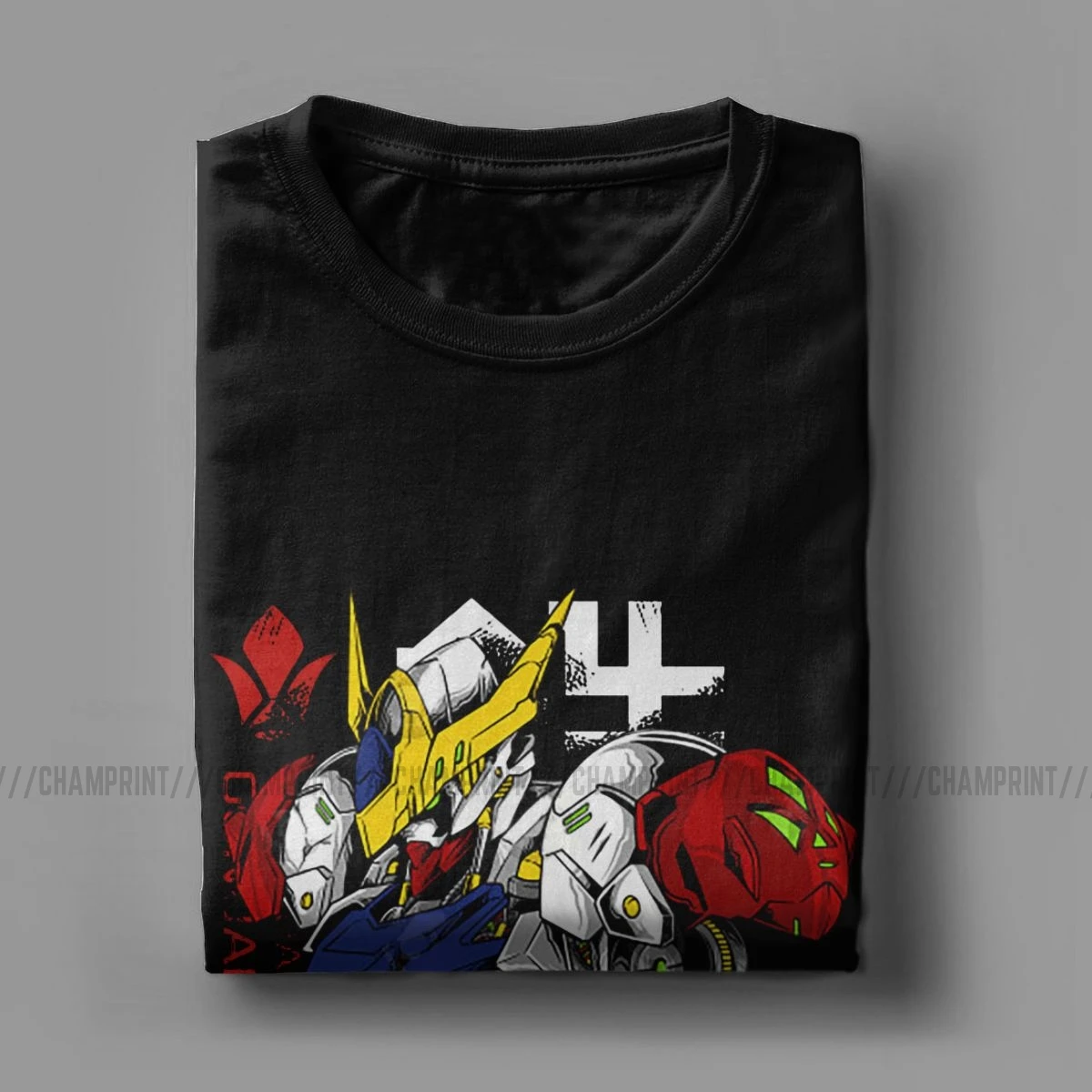 Мужская футболка Barbatos с аниме механическим роботом манга мейка японская