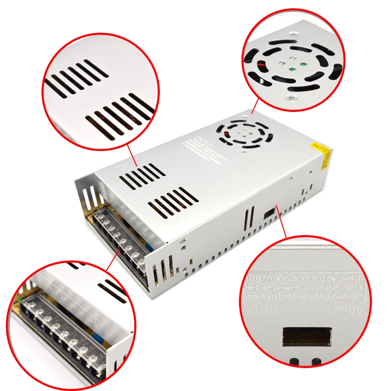 

LED Lighting Transformers 18V 24V 36V 48V Power Supply Transformer 220V AC Adapter 18 24 36 48 V Volt Power Supply Adapter SMPS