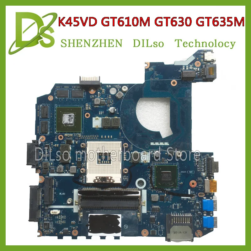 

KEFU LA-8221P For ASUS K45VJ K45VD A45V A85V K45VS K45VM Motherboard LA-8221P GT630M/610M/635M Motherboard Test