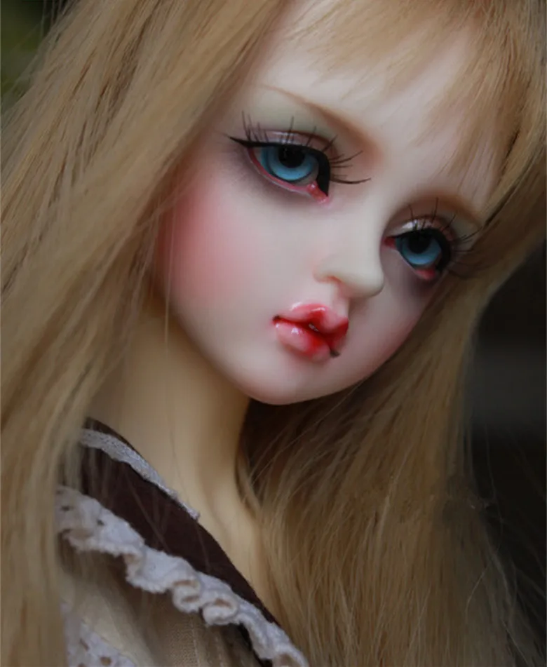 

3 points BJD doll SD miu baby girl naked baby resin movable doll joint ball doll gift eyeball