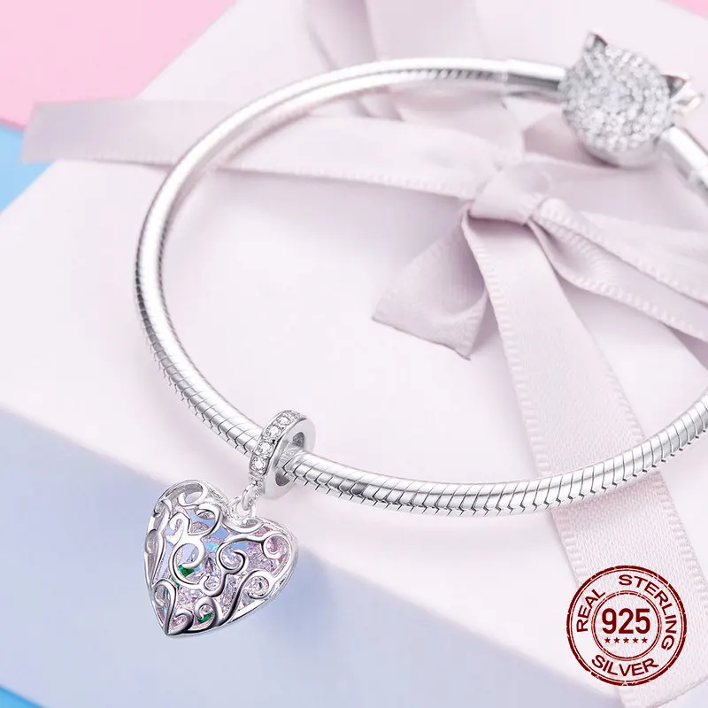 Женский кулон в виде сердца womak подвеска из стерлингового серебра 925 пробы