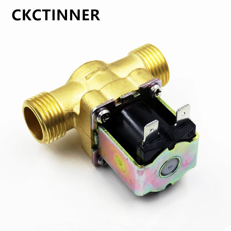 3/" 1/2" DC 24V AC 220V DC12V нормально закрытый электромагнитный Электрический электромагнитный клапан для воды управление