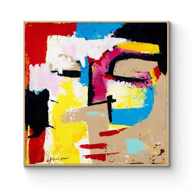 Kopen Mensen Abstract Canvas Posters Muur Foto Muur Schilderen Voor Woonkamer Home Decor Fine Canvas Schilderij Grote Muur Art Olie