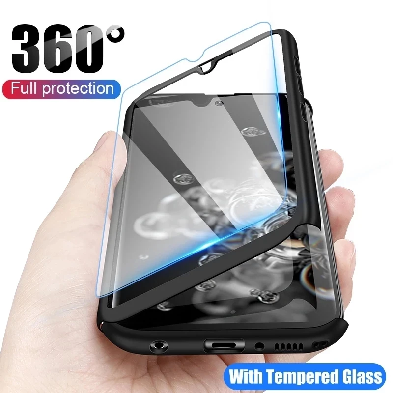 

For Samsung Galaxy A21s Case 360 Degree Full Protection Cover For Samsung A21s A217F 6.5'' Cover SM-A217F A 21 s With Glass