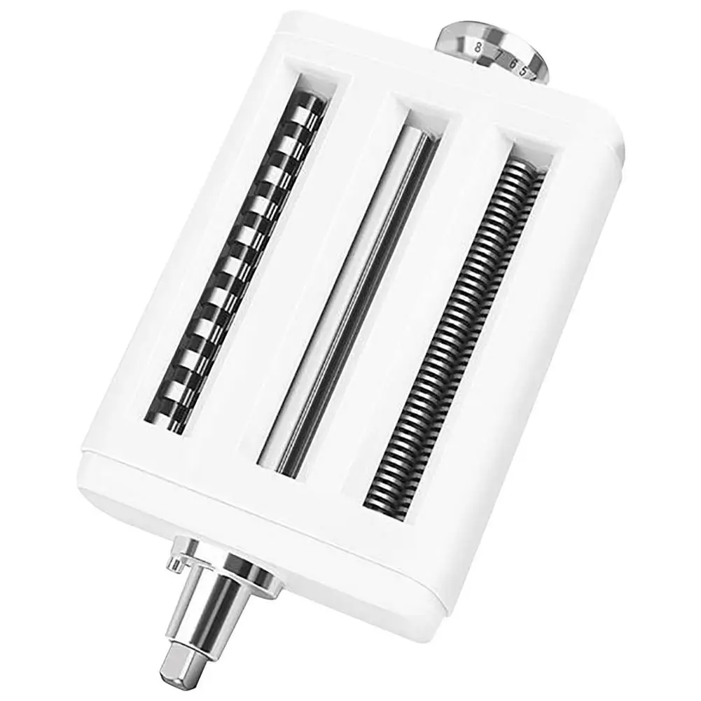 

Pasta Maker Attachment 3 In 1 Set For KitchenAid Stand Mixers Included Pasta Sheet Roller, Spaghetti Cutter,and Cleaning Brush