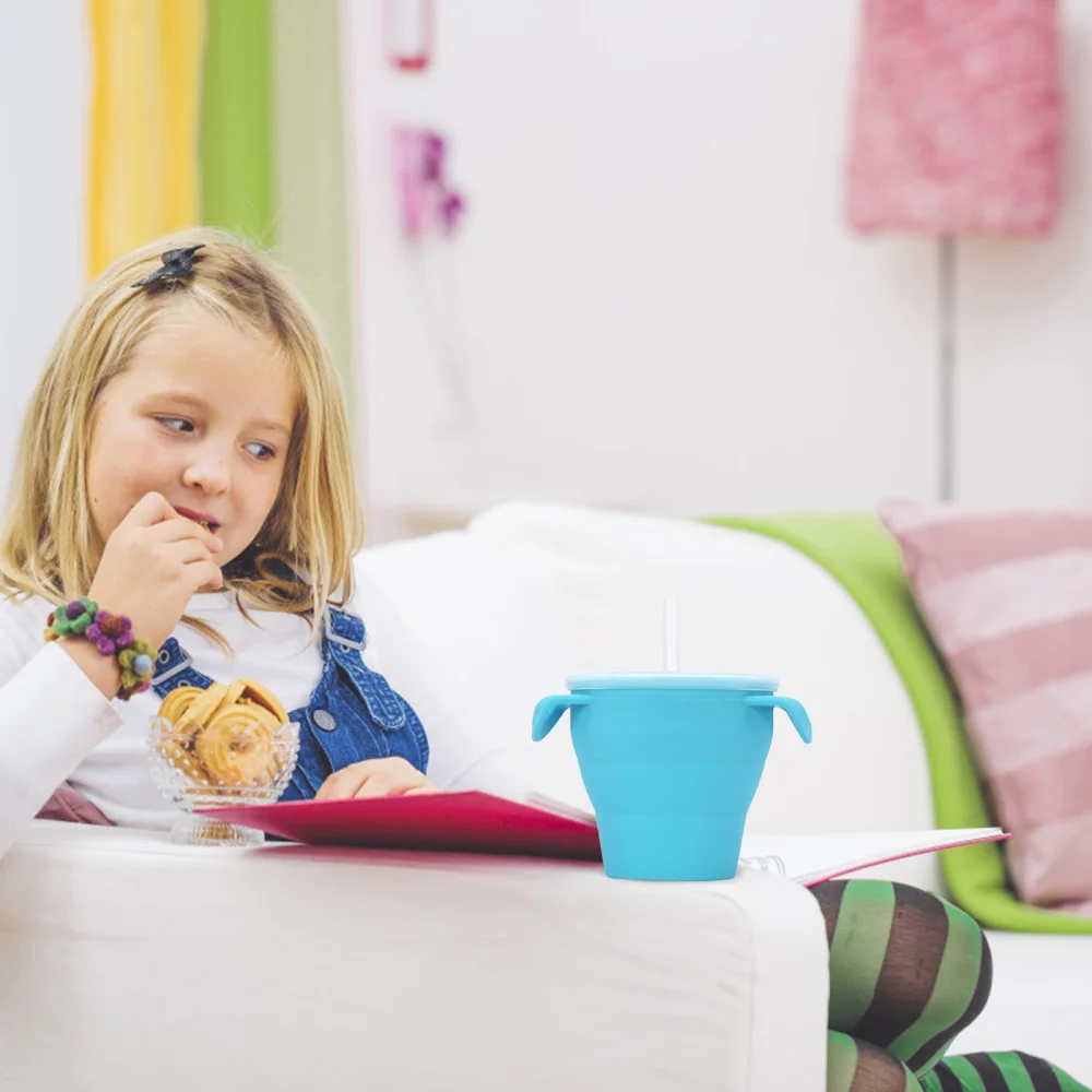 

Baby Snack Cups Food Grade Silicone Spill Proof Snack Cups for Toddlers