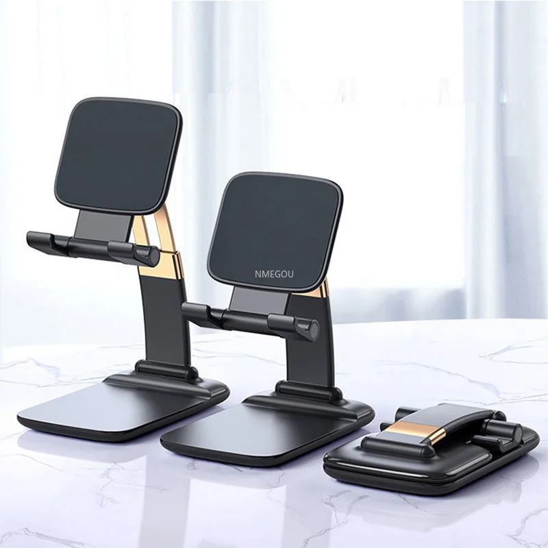 

Adjustable Foldable Phone Holder Desk Table Stand for IPhone 12 Pro Max 11 IPad Pro Tablet Clip Phone Universal Mount Accesories
