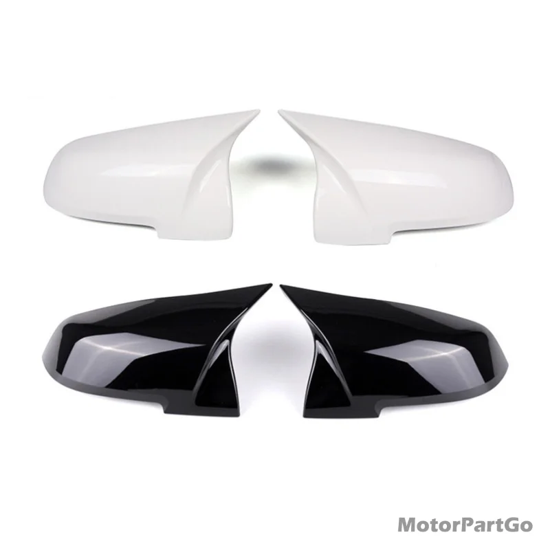 

Черно-белый Сменный Чехол для зеркала заднего вида из АБС-пластика 1 пара для BMW 5-SERIES 6-SERIES 7-SERIES F10 F12 F01 2012UP B551