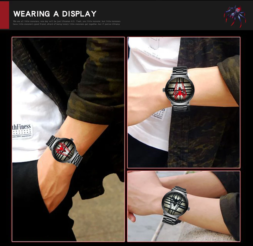 Модные Роскошные Брендовые мужские кварцевые часы из нержавеющей стали