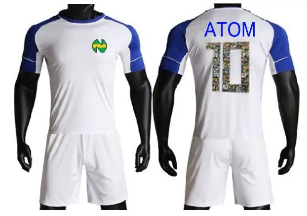 Молодежная мужская футболка в азиатском стиле с капитаном Tsubasa camisetas de futbol equipment