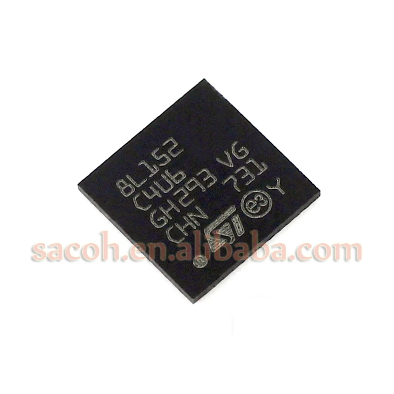 

2 шт./лот, новый оригинальный STM8L152C4U6 8L152C4U6 или STM8L152C4U3 или STM8L152C6U6 или STM8L152C4U3 QFN-48 8-bit ultralow power MCU
