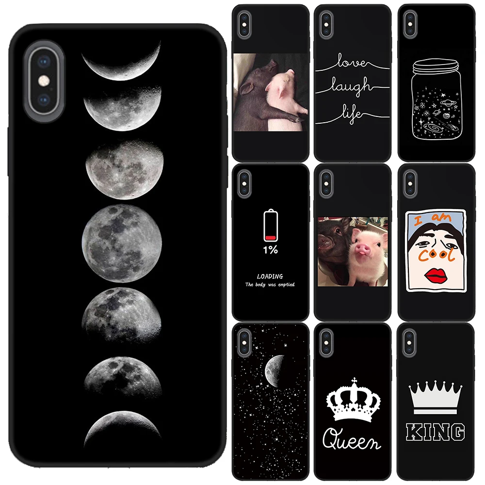 Силиконовый чехол King queen для iPhone X XS Max XR 6 6S 7 8 Plus SE 5S Complex Formula Universe 11 Pro | Мобильные