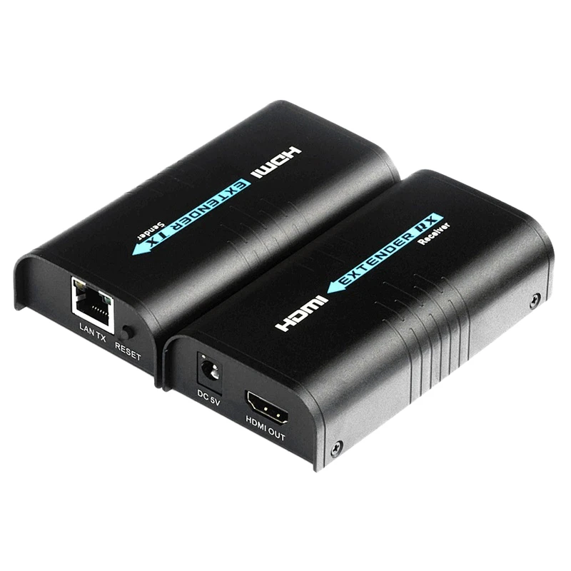 HDMI удлинитель через CAT5E/6 Rj45 LAN сеть поддержка 1080P 120M сплиттер передатчик приемник