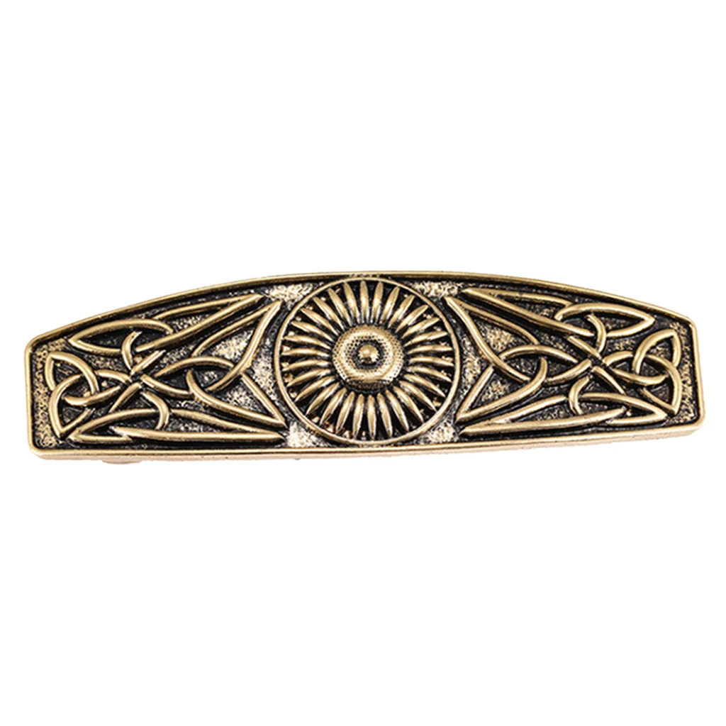 

2 Pieces Viking Carved Hairpin Barrette French Spring Barrette